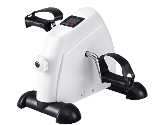 Everfit Pedal Exerciser Mini Exercise Bike Cross Trainer Under Desk Bike White