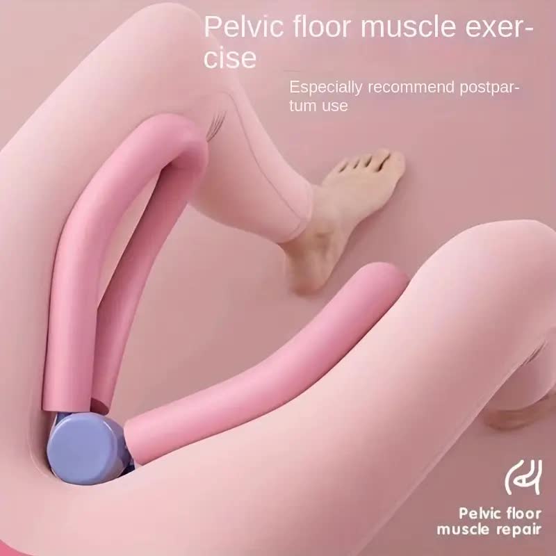 Non-electric pelvic floor muscle trainer and thigh exerciser