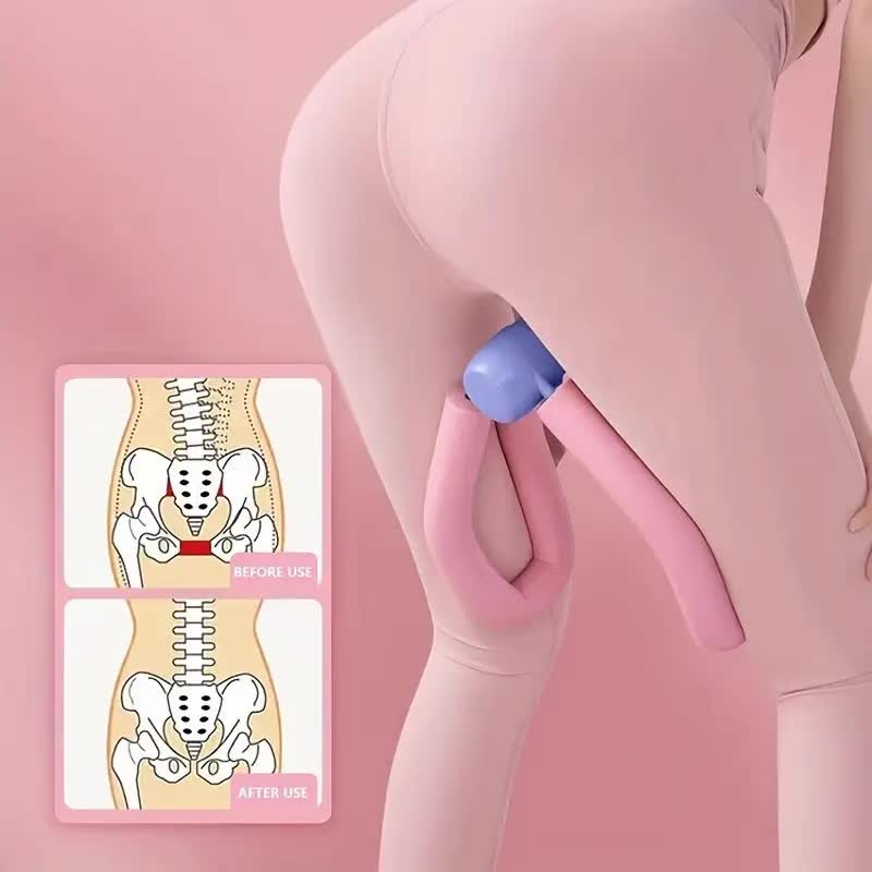 Non-electric pelvic floor muscle trainer and thigh exerciser