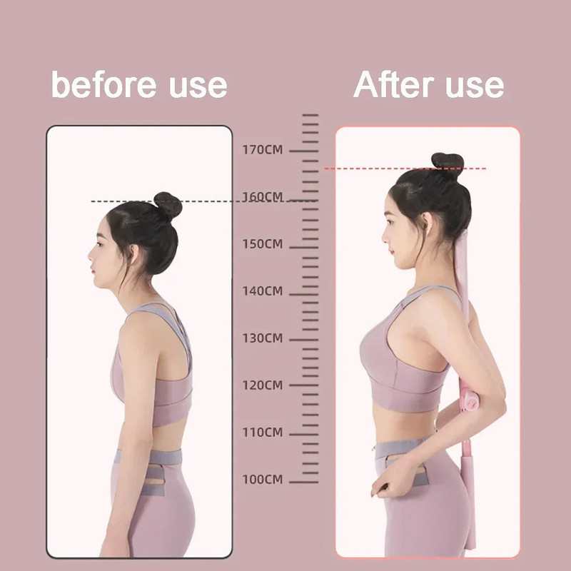 Yoga Stick Hunchback Corrector 80cm Adjustable