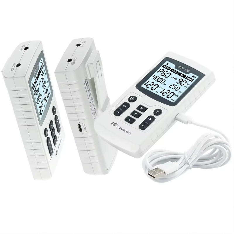 Electric Muscle Therapy Stimulator Interferential Device