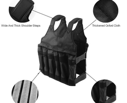 Adjustable 50Kg Weighted Vest For Fitness Training