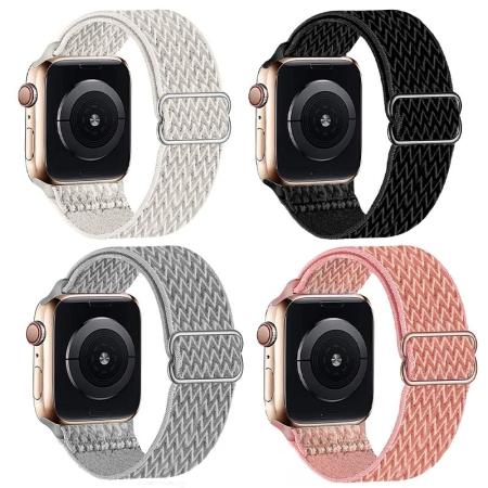4-pack nylon - adjustable nylon sports band for Fitbit Versa 4/Versa 3/Sense 4-pack nylon - adjustable nylon sports band for Fitbit Versa 4/Versa 3/Sense
