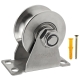 Groove Wheel Pulley Stainless Steel Pulley Block Super Silent Single Pulley Block for DIY Gym Equipment Groove Wheel Pulley Stainless Steel Pulley Block Super Silent Single Pulley Block for DIY Gym Equipment