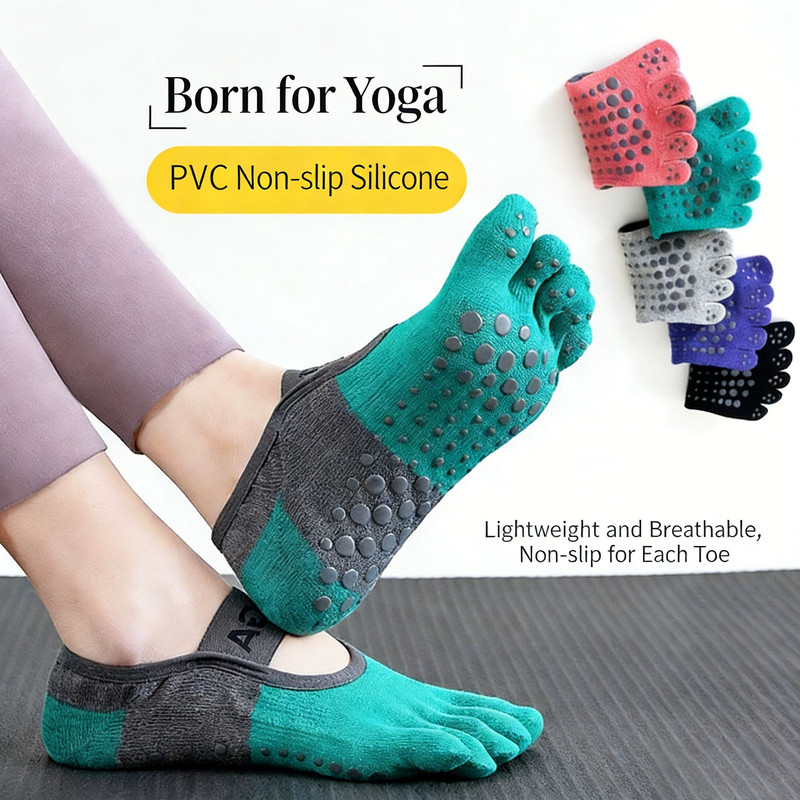 Professional five-toe yoga socks