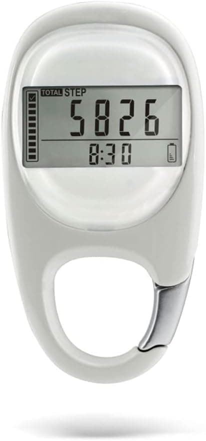 3D Pedometer with LED Display for Running and Walking