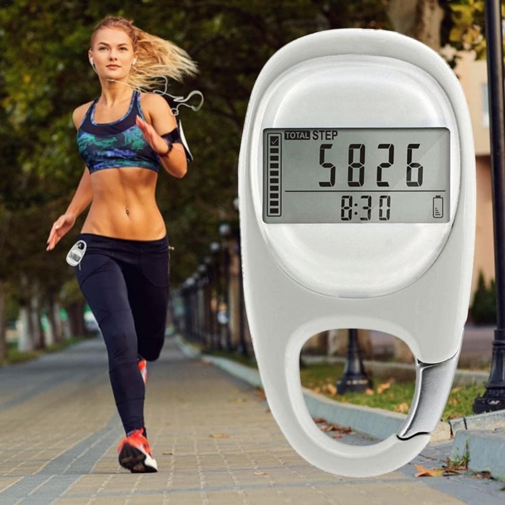 3D Pedometer with LED Display for Running and Walking