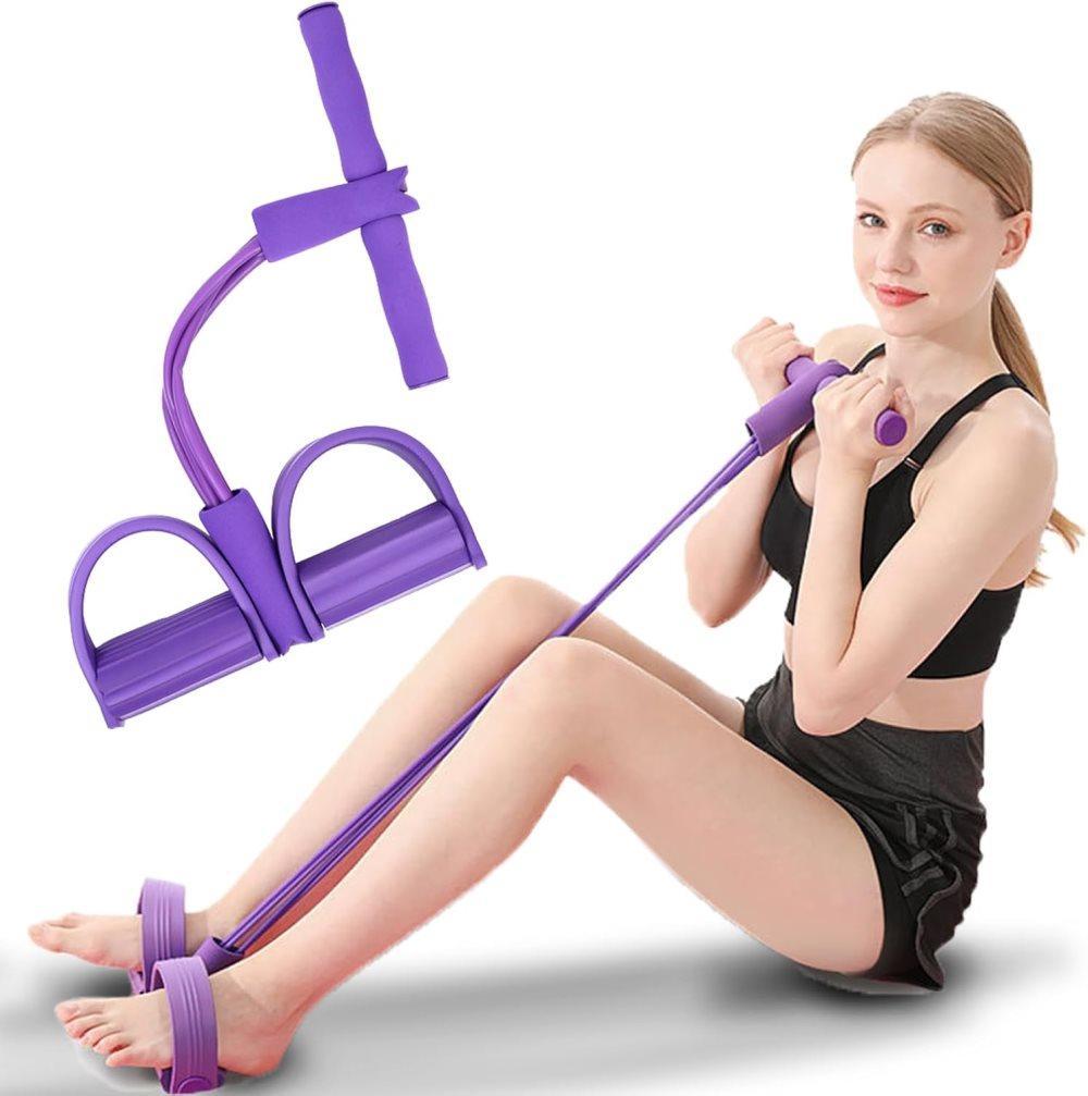 Purple Abdominal Trainer Exercise Band for Sit-Up Training