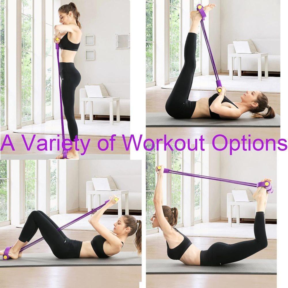 Purple Abdominal Trainer Exercise Band for Sit-Up Training