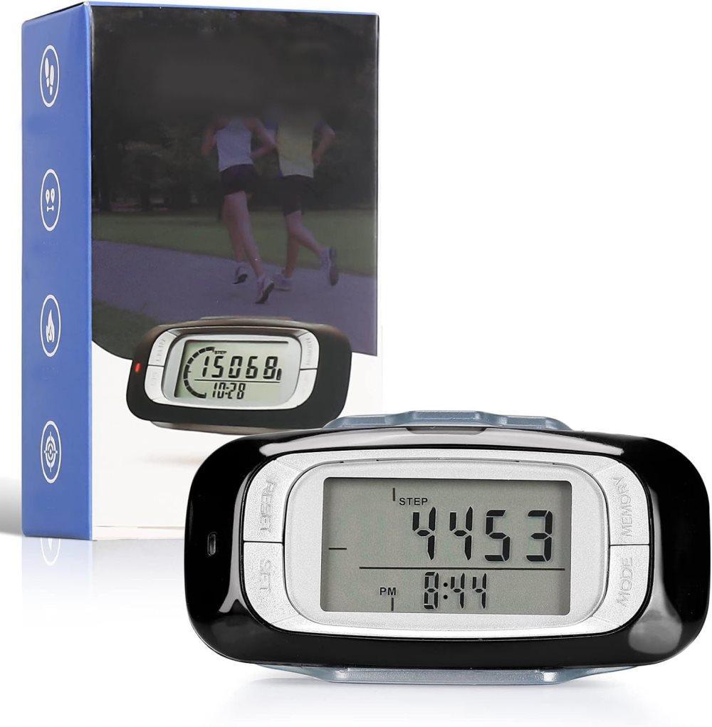 3D Pedometer with Large Easy-to-Read Display