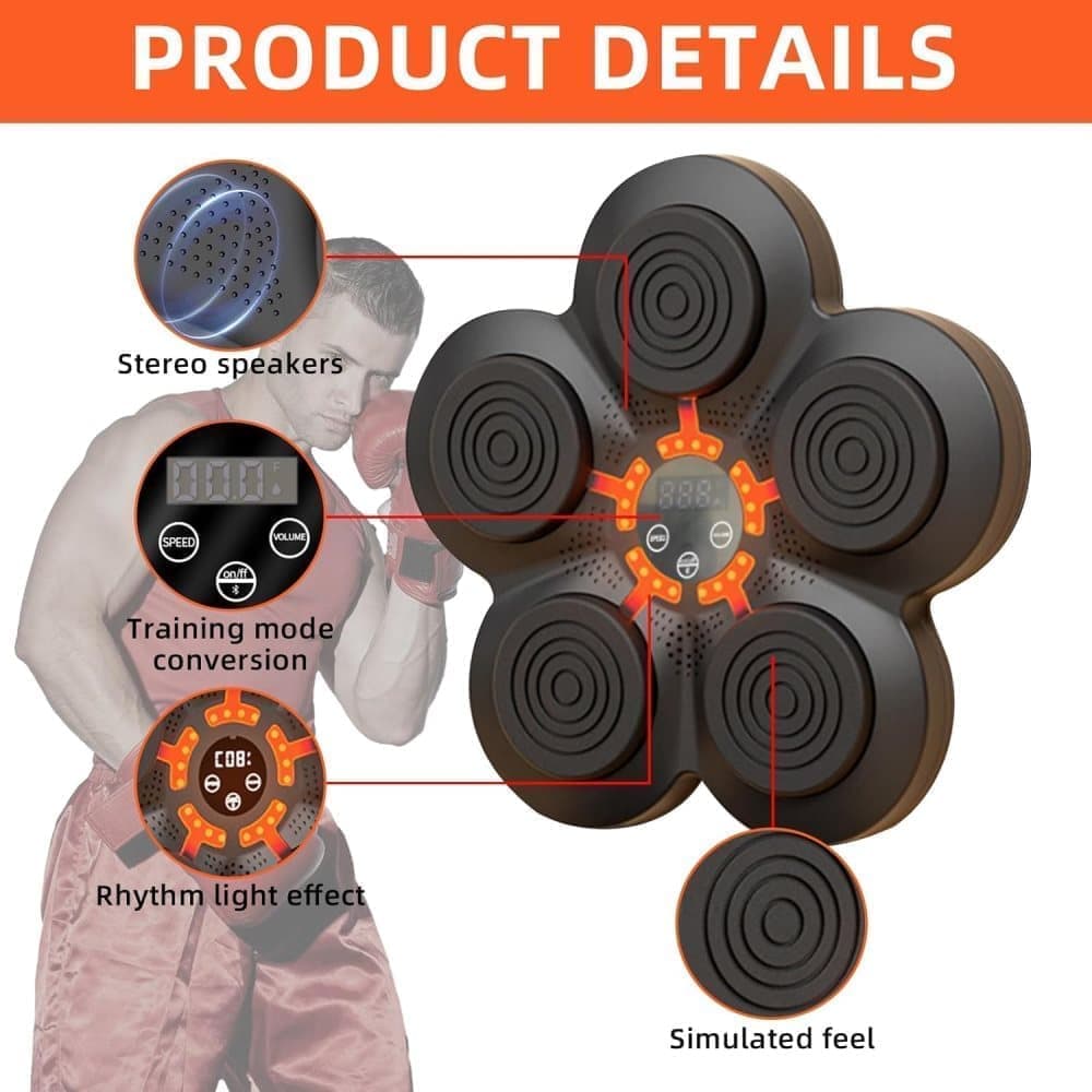 Smart Electric Boxing Trainer with Speaker