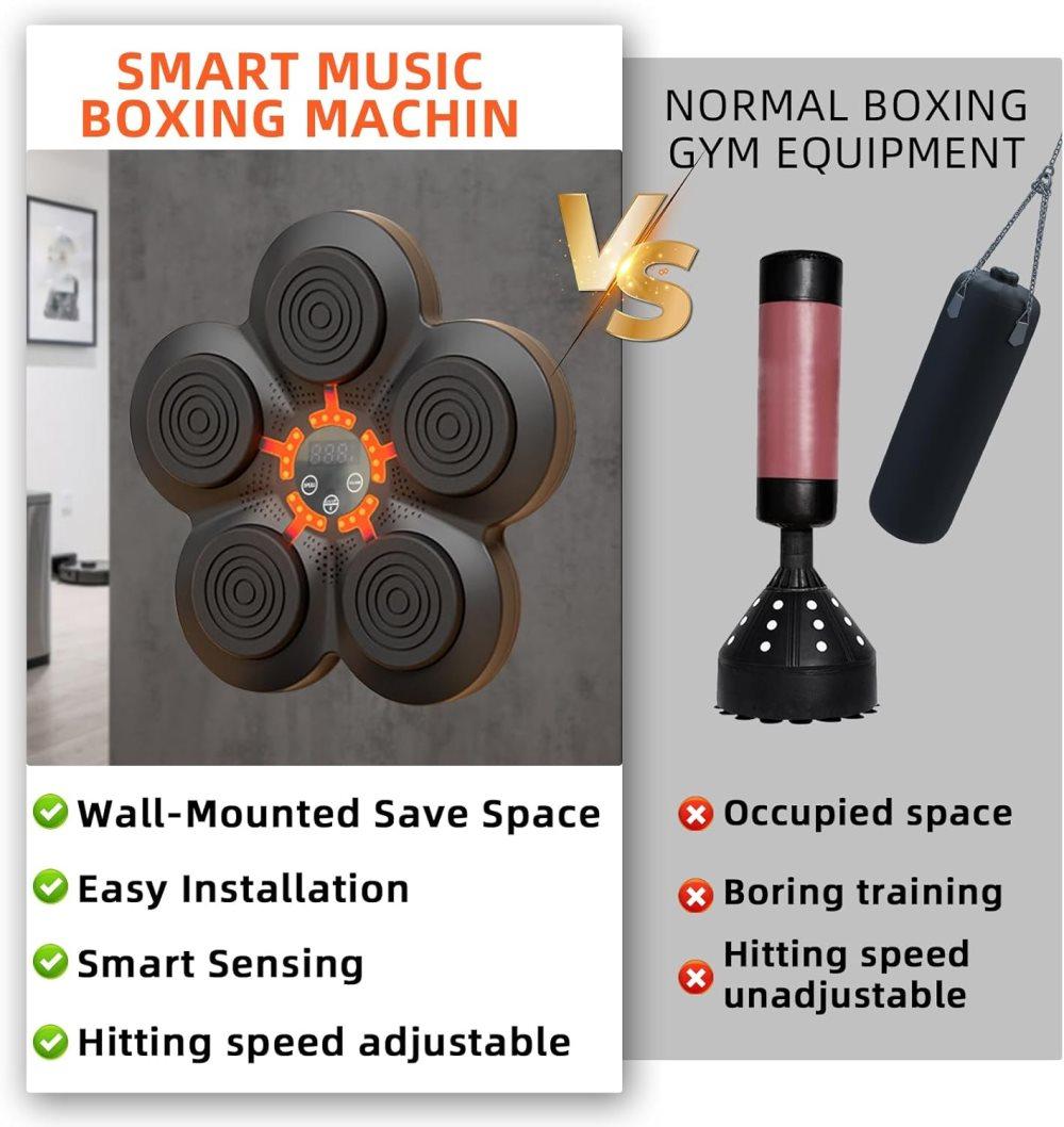 Smart Electric Boxing Trainer with Speaker