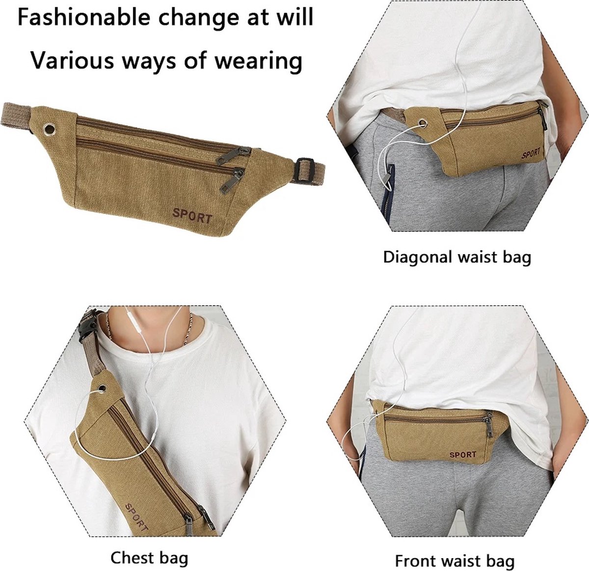 Sporty Waist Bag 