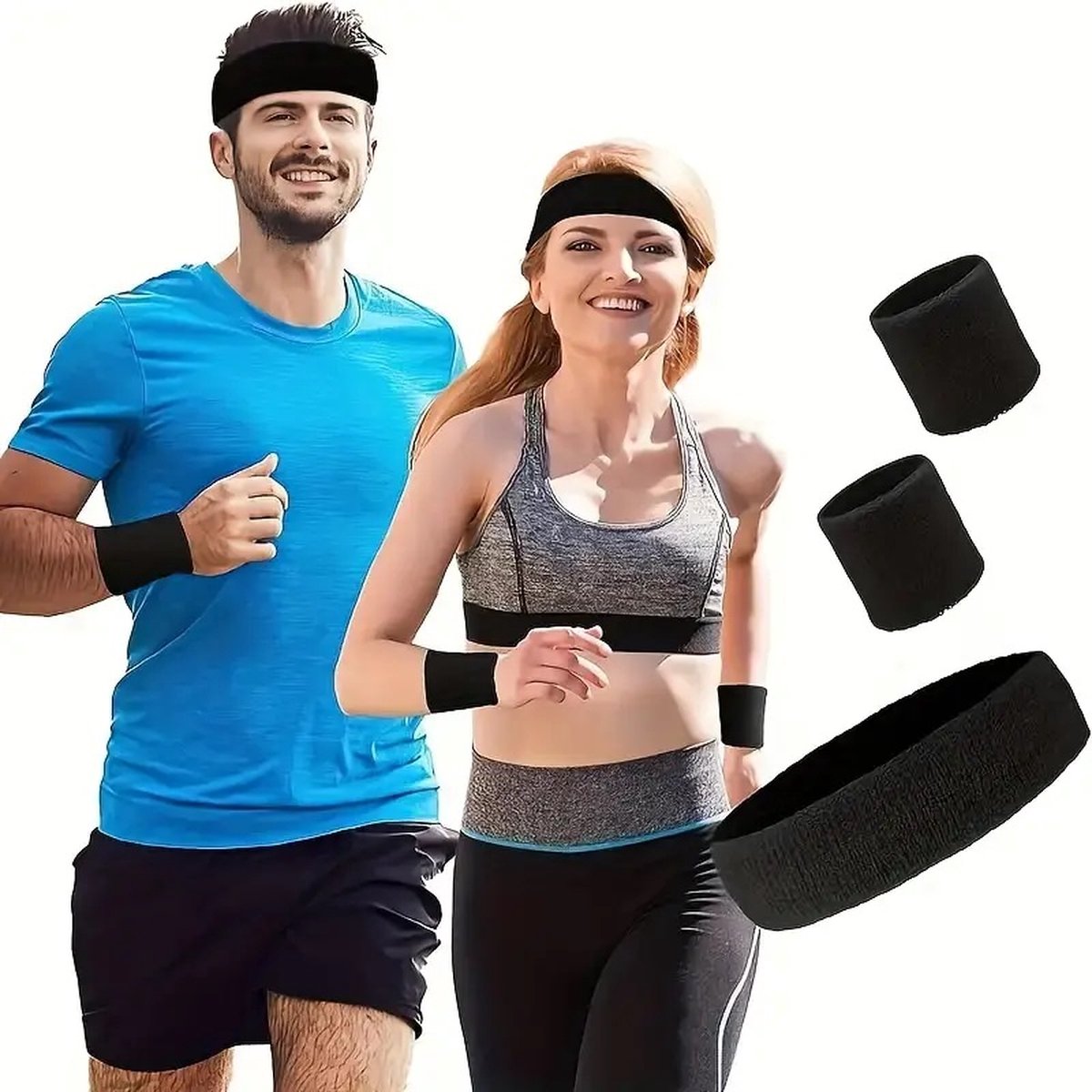 Set of Headband and 2x Wristbands Set