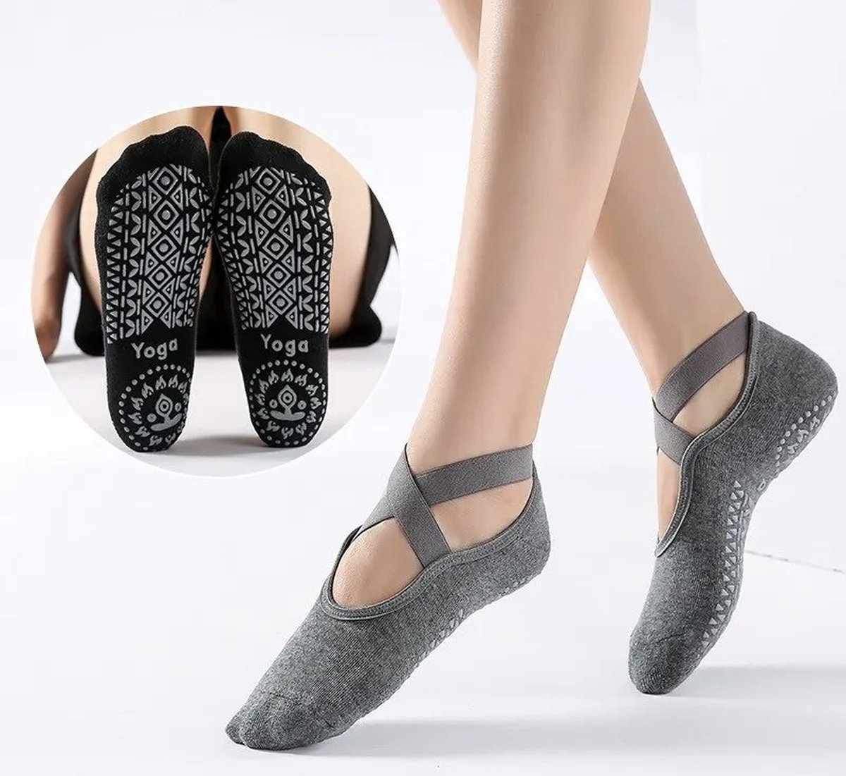 Closed Toe Yoga Socks