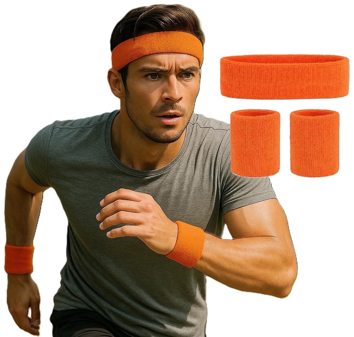 Headband & 2x Wristband Set