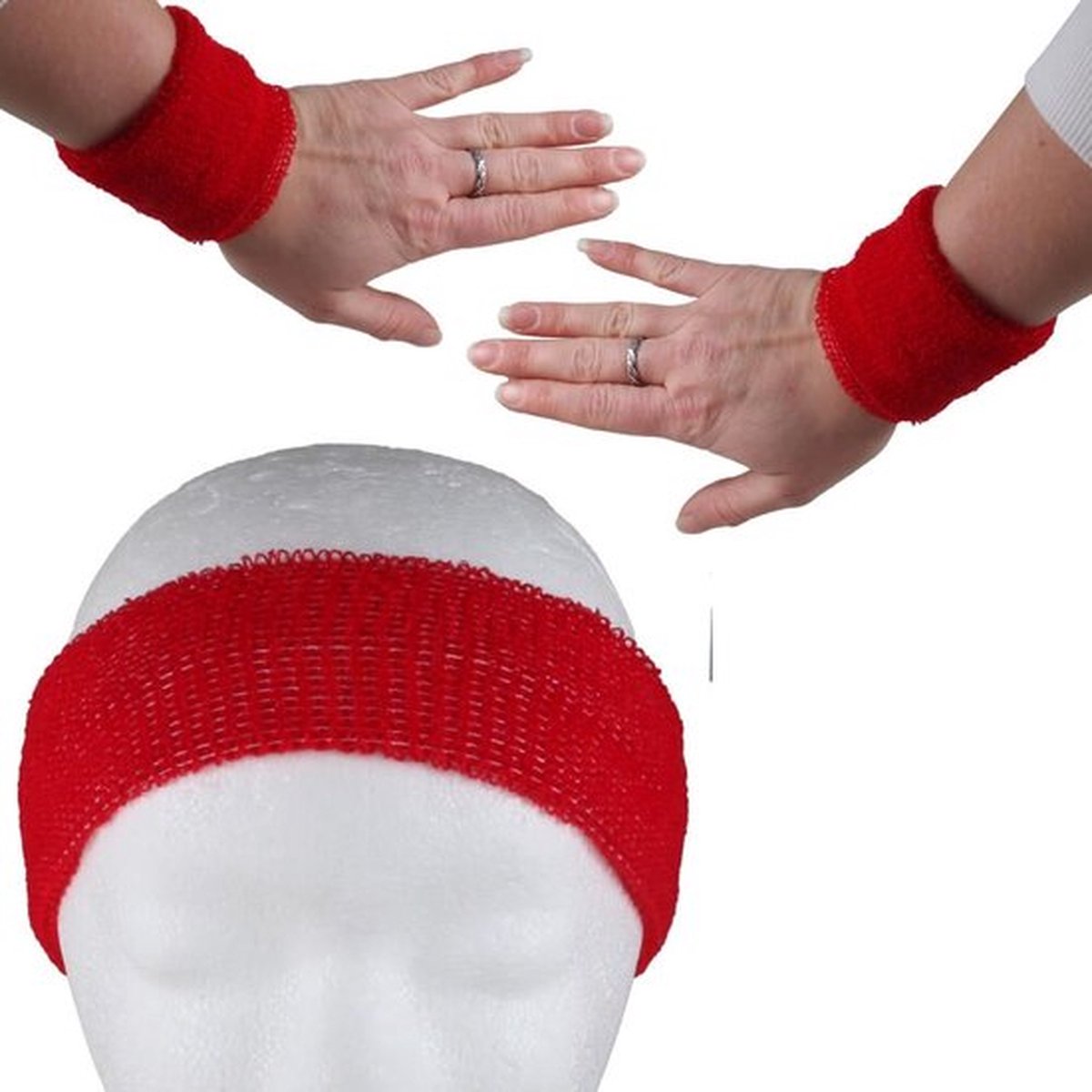 Set of Headband and 2x Wristbands Set 