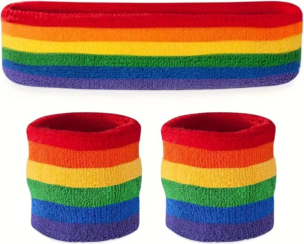 Set of Headband & 2x Wristbands Set