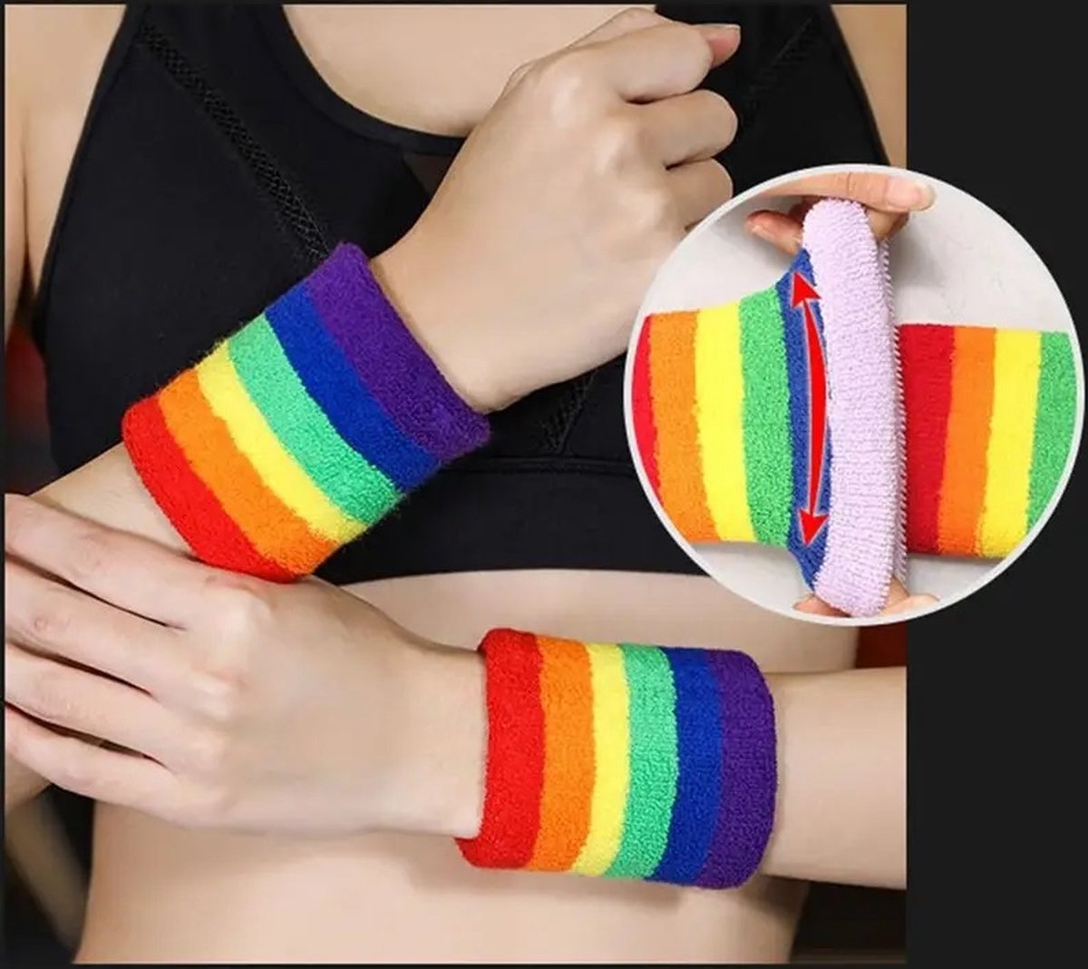 Set of Headband & 2x Wristbands Set
