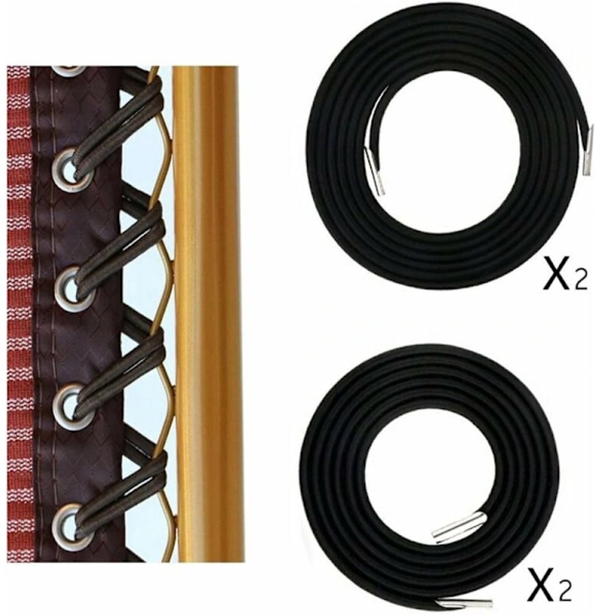 Elastic band for 1 set – Black
