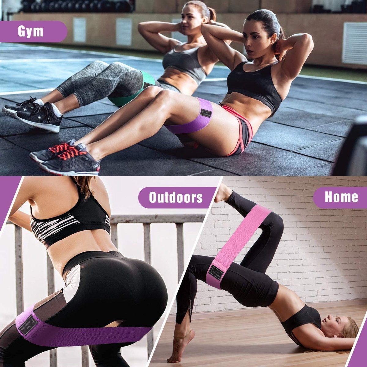 Resistance Bands - Resistance Band - Fitness Elastics - Non-slip
