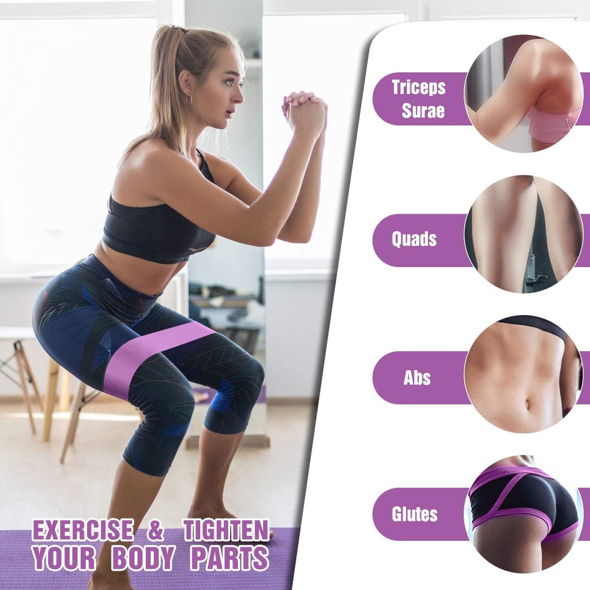 Resistance Bands - Resistance Band - Fitness Elastics - Non-slip