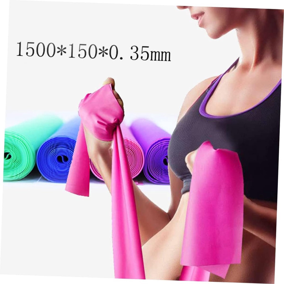 3 pieces - Resistance bands - Silicone exercise bands - With different resistance intensities - Silicone exercise bands - Exercise bands for training