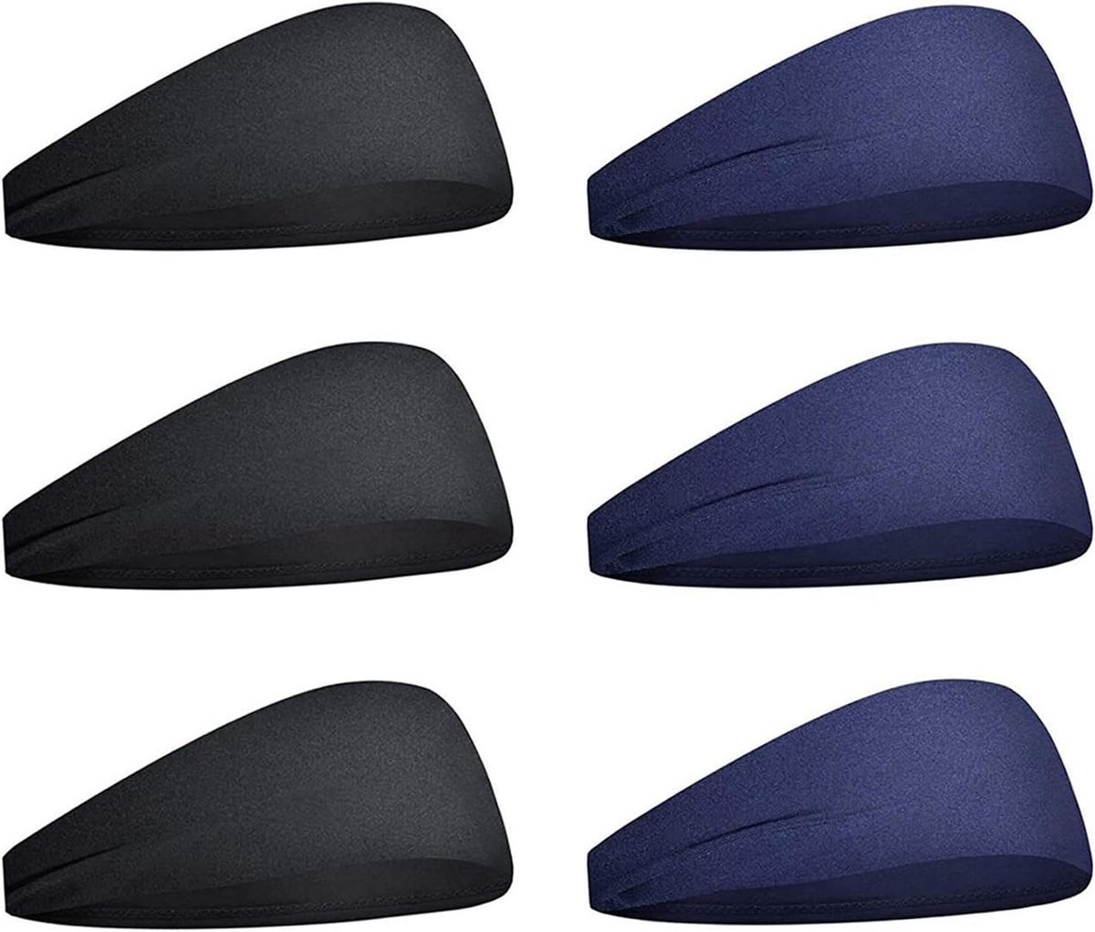 pieces - Headband - elastic sports headbands - sports headbands - for men and women - moisture-wicking hairband - for sports