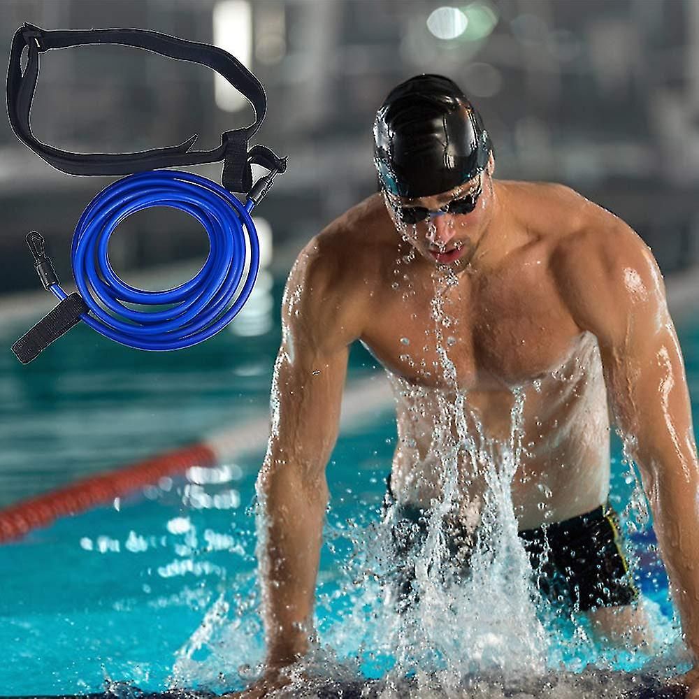 Adjustable swimming belt for pool