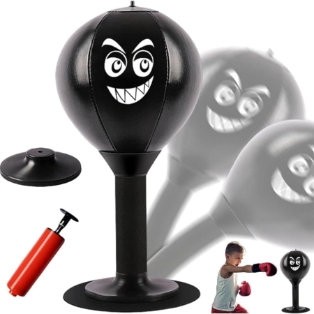 Stress Relief Boxing Ball for Desk with Suction Cup