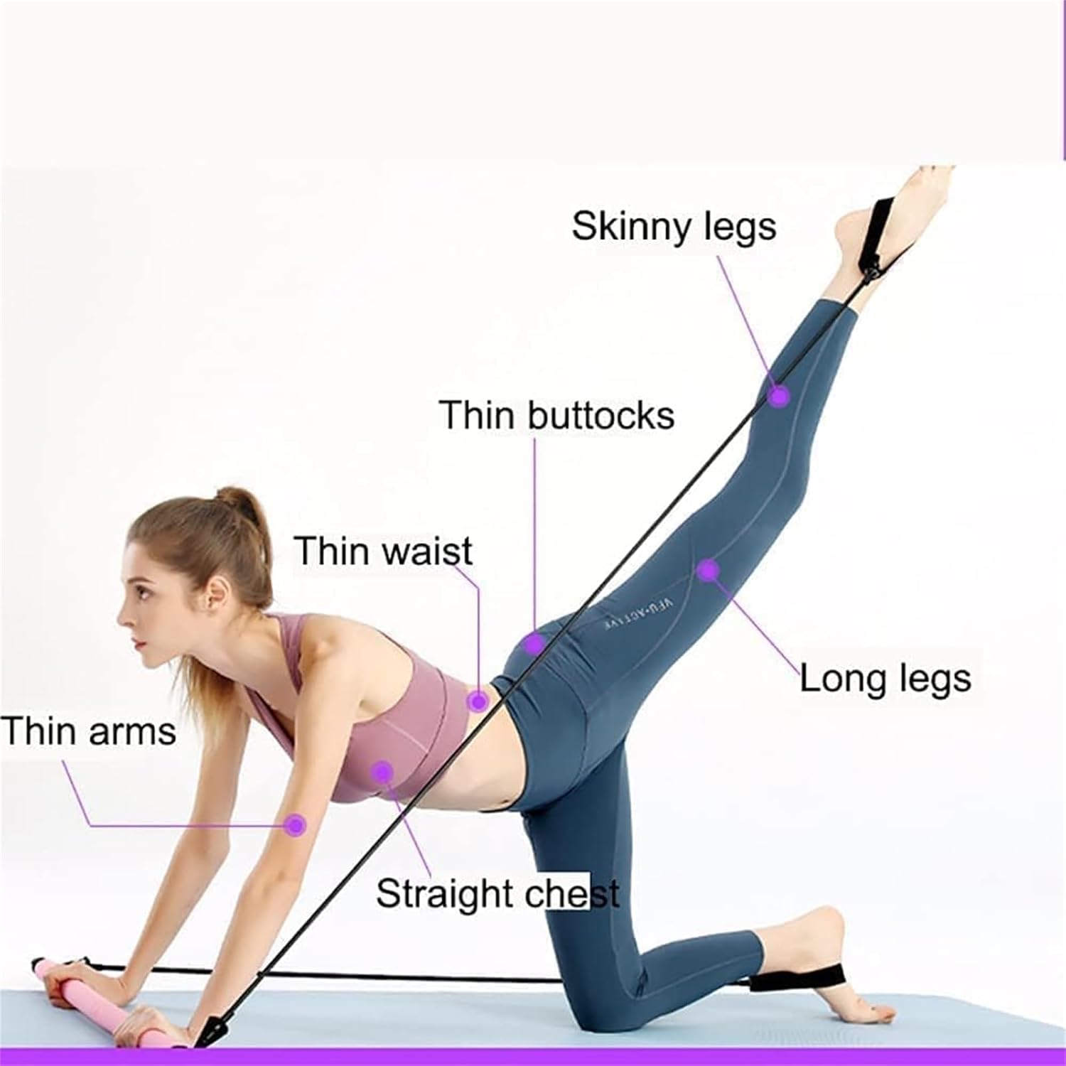 Stretched Fusion Pilates Bar