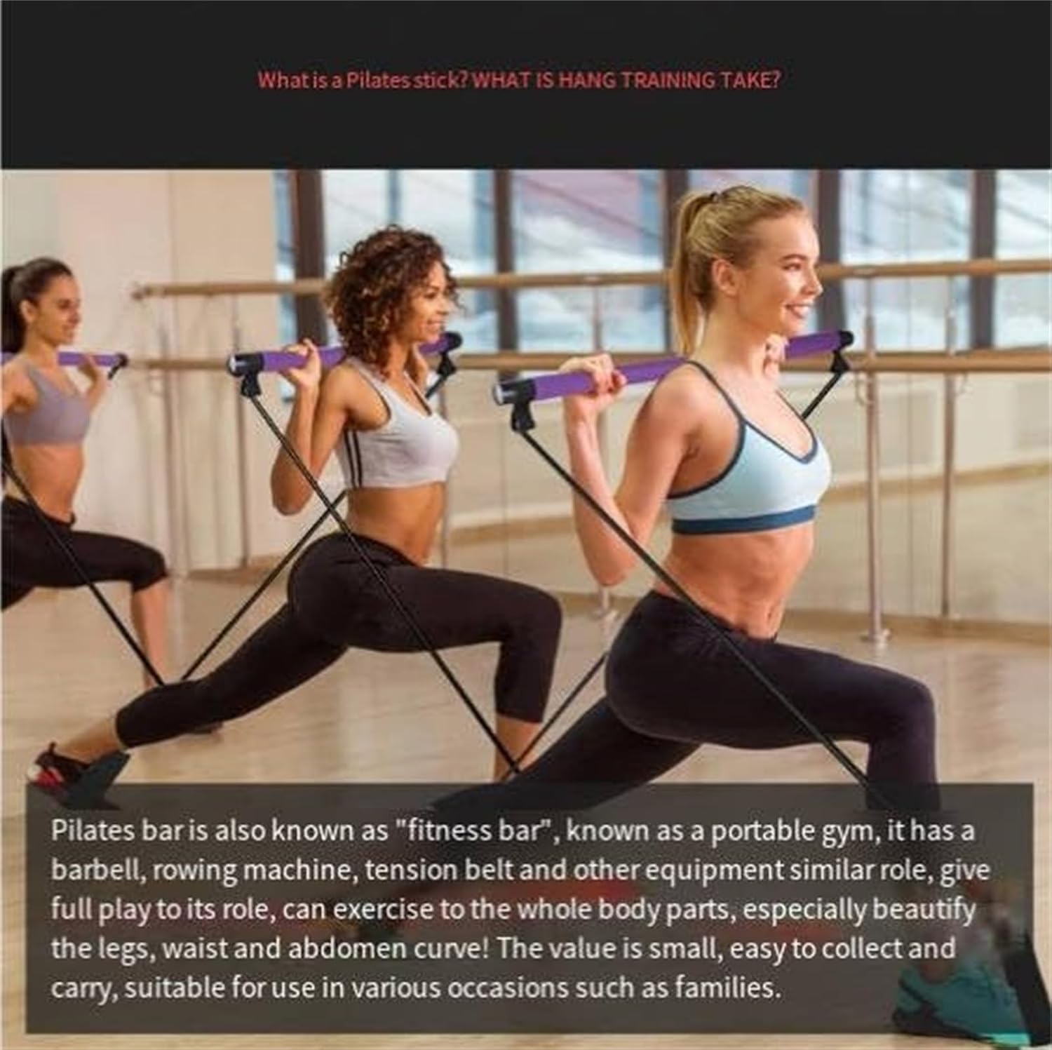 Stretched Fusion Pilates Bar