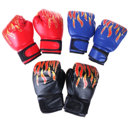 Boxing Gloves for Children Youth Kickboxing Sparring Training Red One Size Boxing Gloves for Children Youth Kickboxing Sparring Training Red One Size
