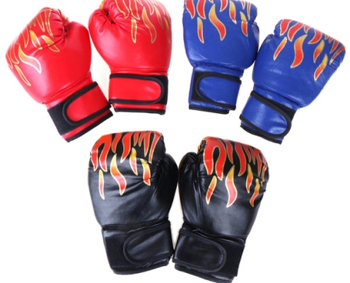 Boxing Gloves for Children Youth Kickboxing Sparring Training Red One Size