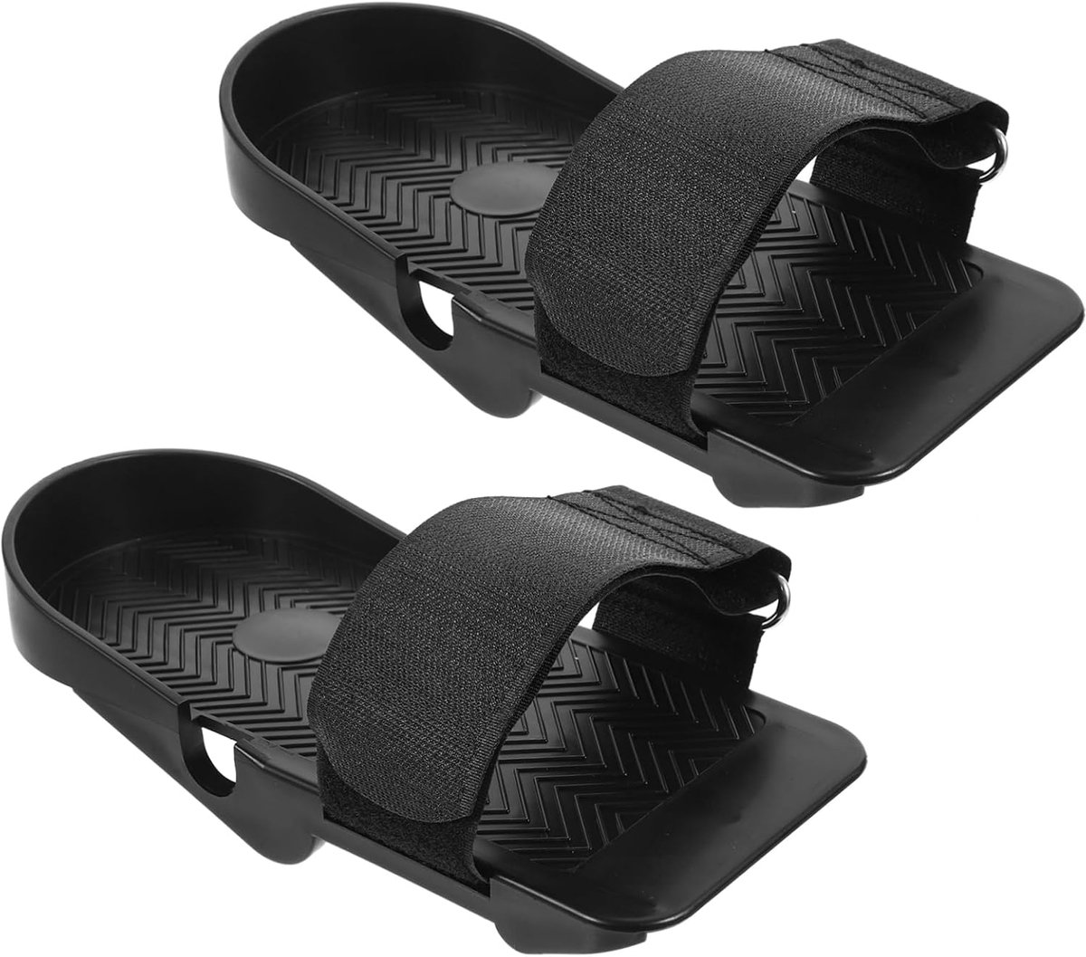 1 Pair Adjustable Flat Pedals - For Rowing Machines
