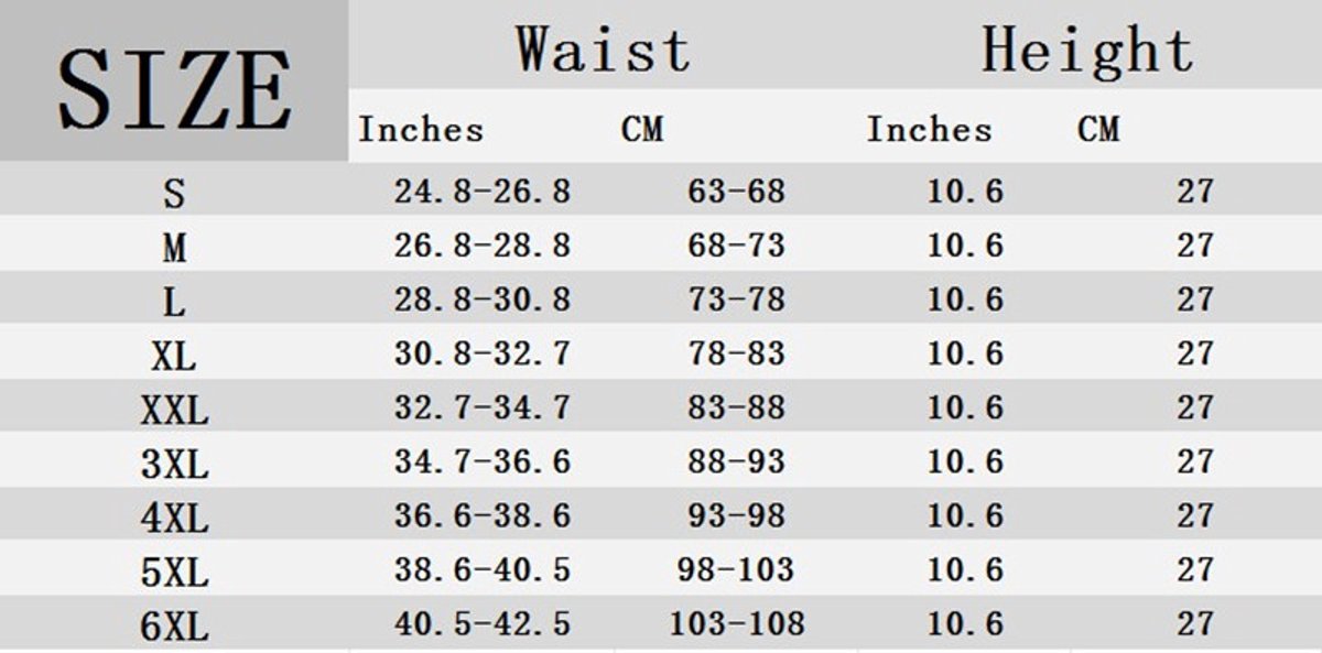 Women Sweat Reducer Training Belt - Sweatband - Waist Trainer - Slimming Belly Band - 3-Row Closure & Breathable Material - Extended Sizes (S to 6XL) - Black
