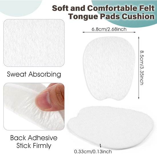 Felt sole - 5 pairs of felt tongue pads - Soft