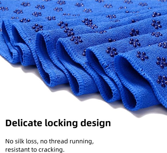 Yoga towel - Moisture-regulating and non-slip - Yoga towel - Quick-drying yoga mat fabric - Breathable yoga mat with mesh storage bag - Suitable for hot yoga