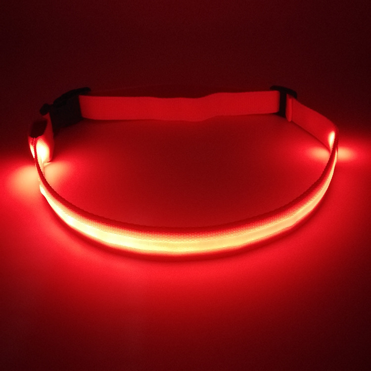 Reflective Waist Belt – USB Rechargeable LED Safety Belt for Cycling