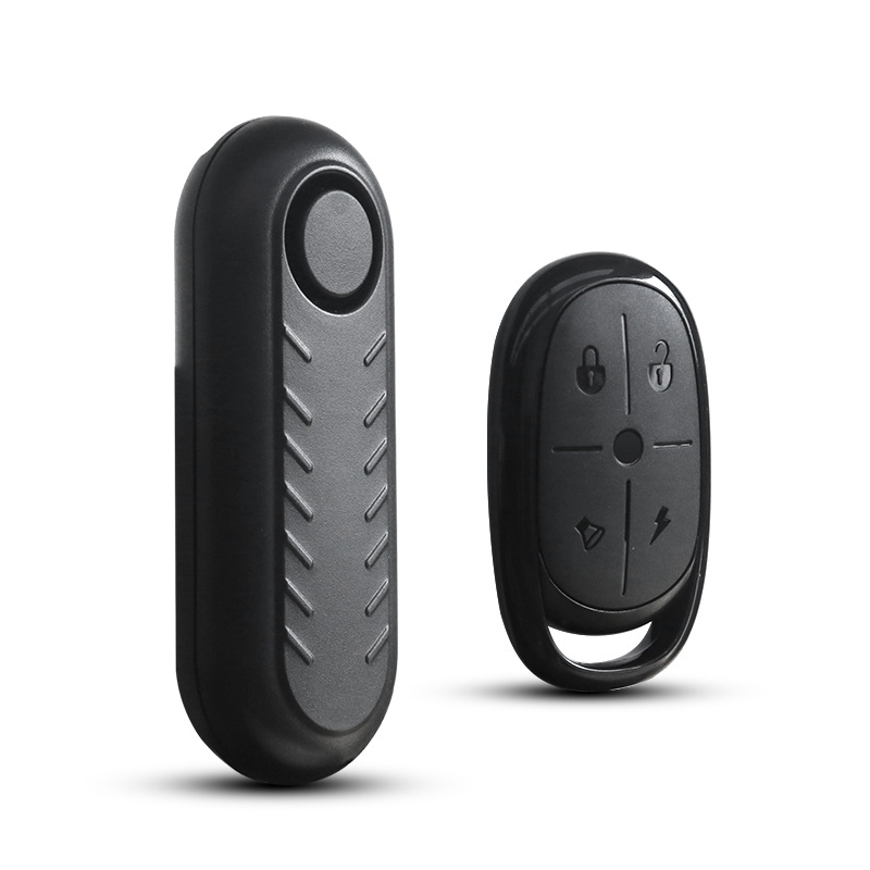 Bicycle Alarm - Bicycle Alarm with Remote Control - 110dB Anti-Theft Alarm with Vibration Sensor and Remote Control - Wireless