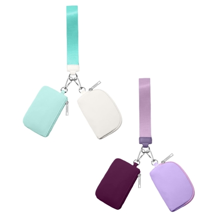 3/2/1PCS Keychain Wallet Mini Zip Around Wristlet Wallets For Women Detachable Dual Pouch Wristlet Portable Coin Purse Small Wallets For Travel Sports Outdoors G-Purple 1PCS & Mint Green 1PCS 3/2/1PCS Keychain Wallet Mini Zip Around Wristlet Wallets For Women Detachable Dual Pouch Wristlet Portable Coin Purse Small Wallets For Travel Sports Outdoors G-Purple 1PCS & Mint Green 1PCS
