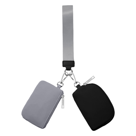 3/2/1PCS Keychain Wallet Mini Zip Around Wristlet Wallets For Women Detachable Dual Pouch Wristlet Portable Coin Purse Small Wallets For Travel Sports Outdoors Grey 3/2/1PCS Keychain Wallet Mini Zip Around Wristlet Wallets For Women Detachable Dual Pouch Wristlet Portable Coin Purse Small Wallets For Travel Sports Outdoors Grey