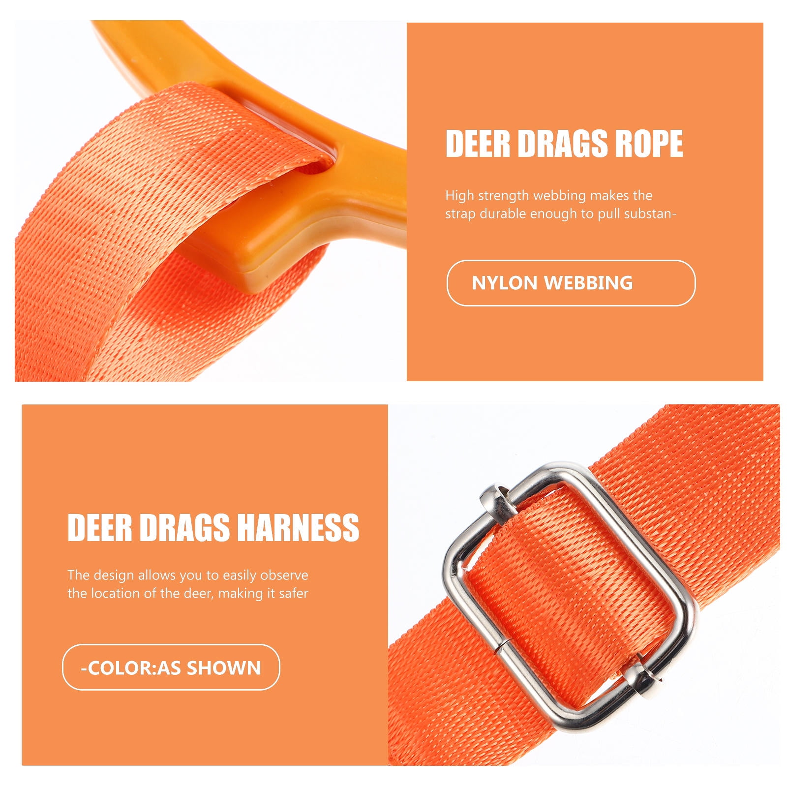 SWETRACE 1Pcs Deer Drag Harness Rope Strap Nylon Webbing For Observation Assistance In Hunting
