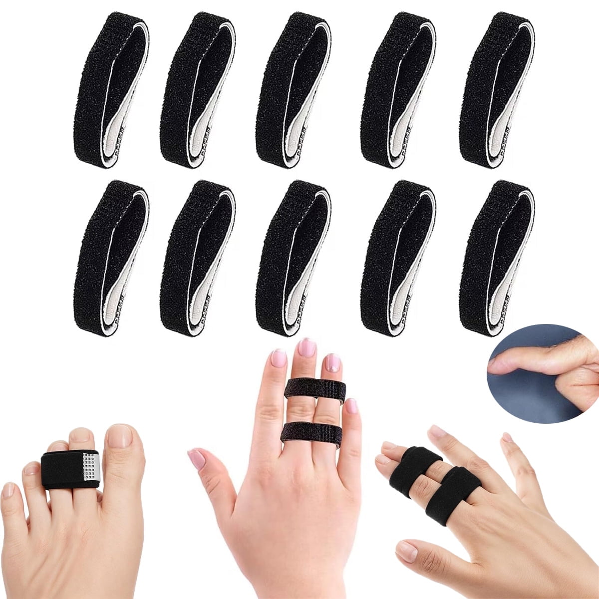 Hook and Loop Finger Wrap
