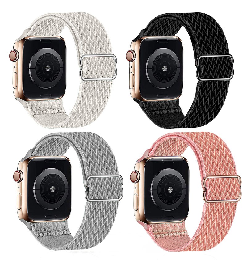 Nylon Case - Adjustable Nylon Sports Wristband Compatible with Fitbit Versa 4/Versa 3/Sense
