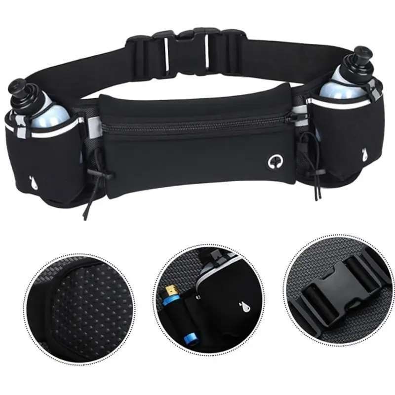 Running Belt with Water Bottles for Active People