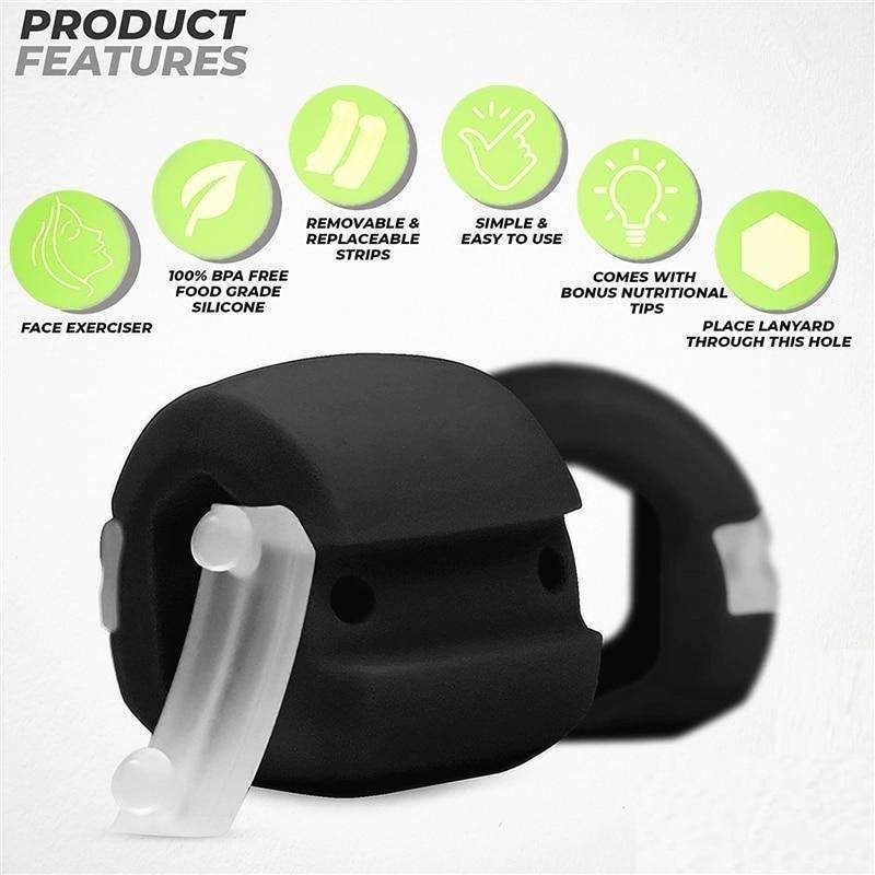 Jawline Exerciser Jaw Trainer for Defined Jaw Muscles