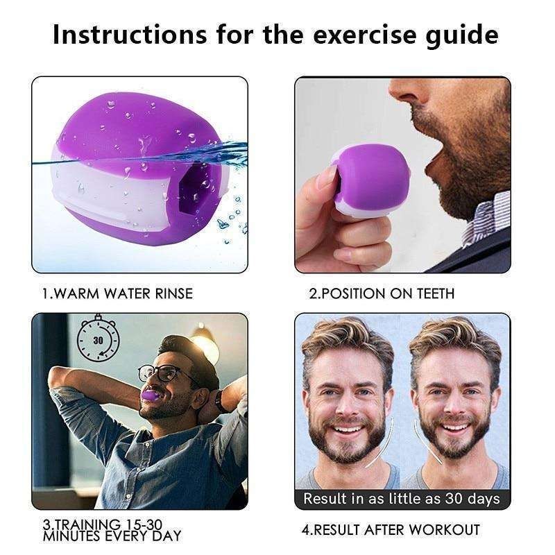 Jawline Exerciser Jaw Trainer for Defined Jaw Muscles