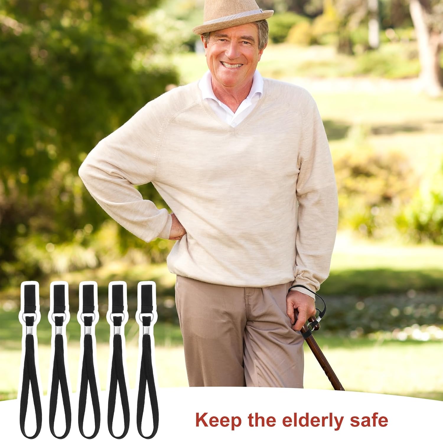 5PCS Walking Cane Wrist Strap Replacement