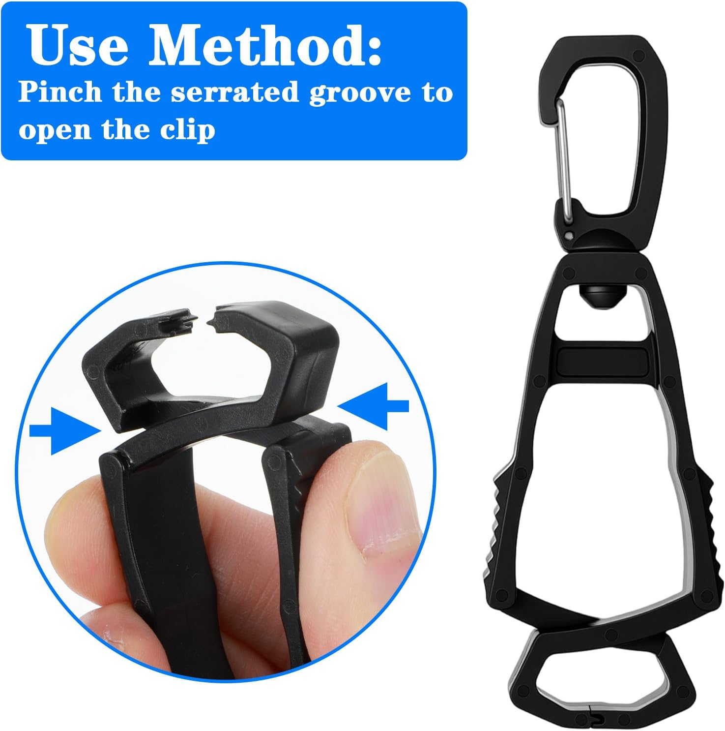 6PCS Glove Clips for Work Glove Holders
